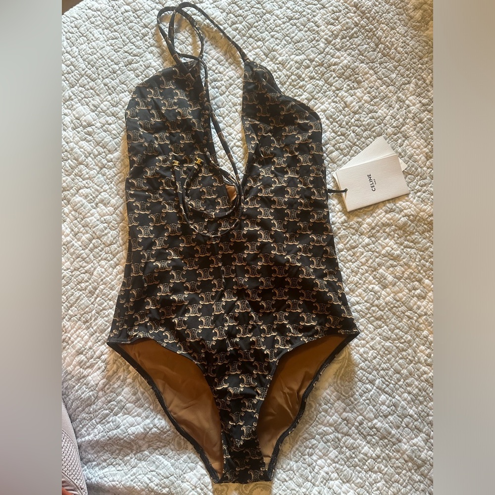 NWT Celine swimsuit one piece! 36 FRANCE size BETWEEN XS-S